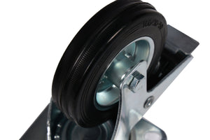 Schwerlastrollen Vollgummi 4er Set 160 mm