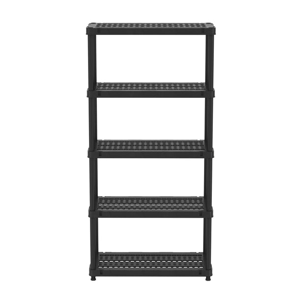 Schwerlastregal 90 x 43 x 185 cm schwarz