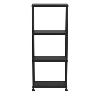 Schwerlastregal 2er Set schwarz 60 x 30 x 133 cm