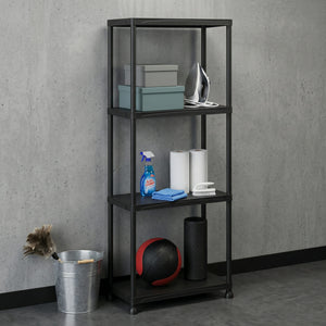 Schwerlastregal 2er Set schwarz 60 x 30 x 133 cm