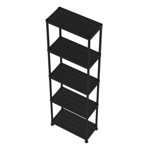 Schwerlastregal 2er Set schwarz 60 x 30 x 175 cm