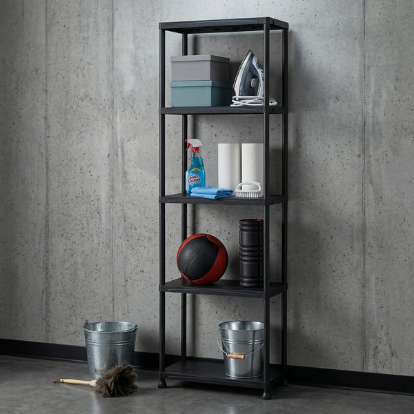 Schwerlastregal 2er Set schwarz 60 x 30 x 175 cm