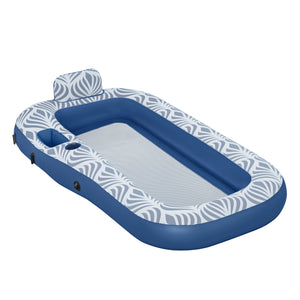 Schwimmliege Comfort Plush mit Sonnenschutzdach 190 x 104 cm