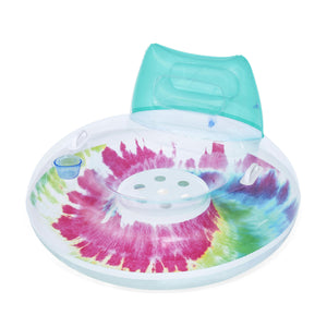 Schwimmring mit Rückenlehne Tie Dye 104 cm