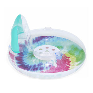 Schwimmring mit Rückenlehne Tie Dye 104 cm
