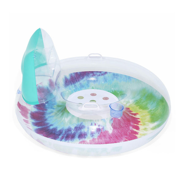 Schwimmring mit Rückenlehne Tie Dye 104 cm