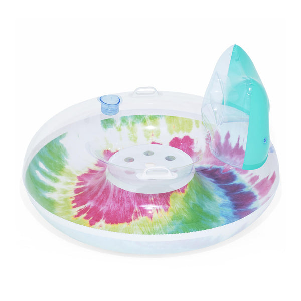 Schwimmring mit Rückenlehne Tie Dye 104 cm