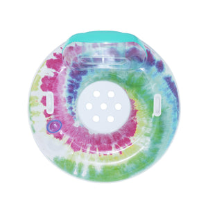 Schwimmring mit Rückenlehne Tie Dye 104 cm
