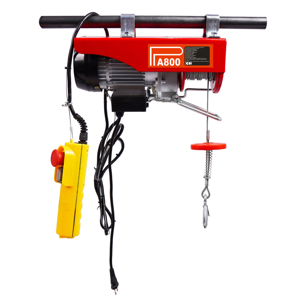Paranco elettrico a fune da 800 kg