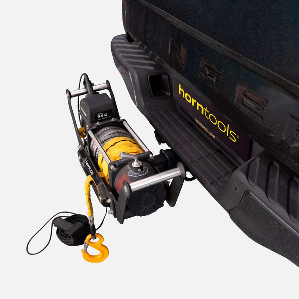 Seilwindesystem Alpha Mobil für 2 Zoll Vierkantrohr (AHK)