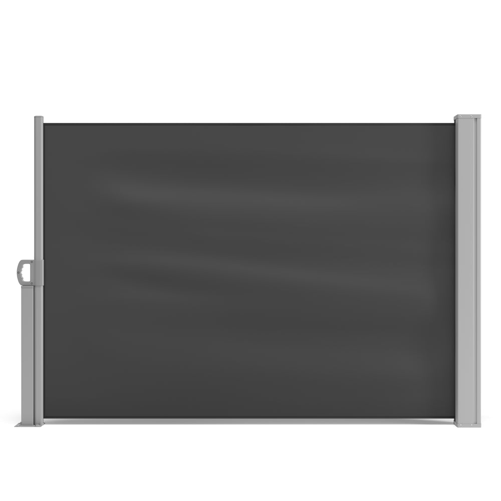 Seitenmarkise 100 x 400 cm anthrazit