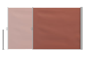 Side awning 160 x 300 cm brown