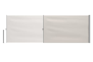 Side awning 160 x 400 cm beige