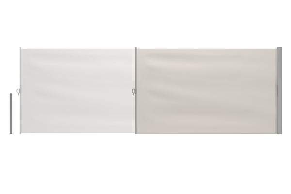 Side awning 160 x 400 cm beige