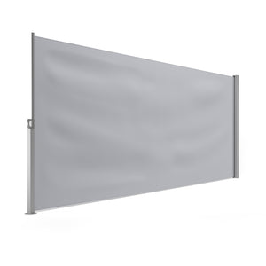 Side awning 160 x 400 cm gray