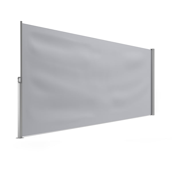 Side awning 160 x 400 cm gray