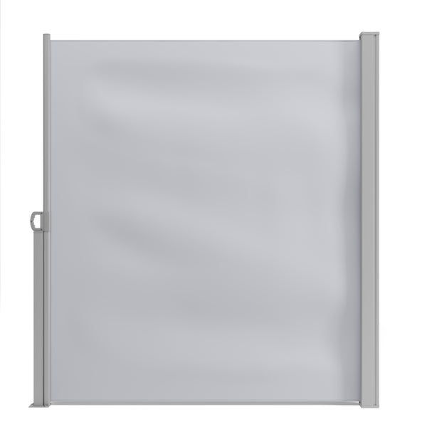 Side awning 160 x 400 cm gray