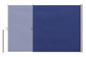 Side awning 180 x 300 cm blue