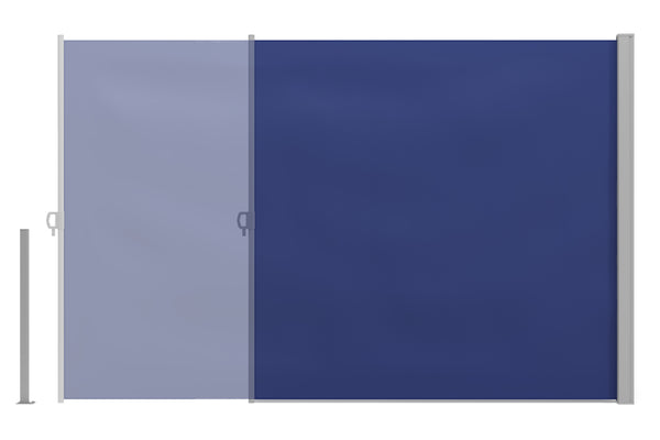 Side awning 180 x 300 cm blue