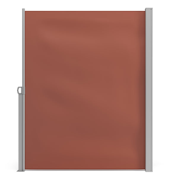 Side awning 180 x 300 cm brown