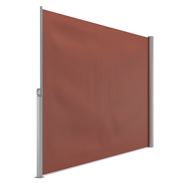 Side awning 180 x 300 cm brown