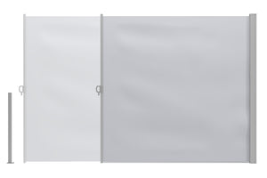 Side awning 180 x 300 cm gray