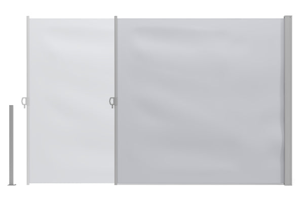 Side awning 180 x 300 cm gray