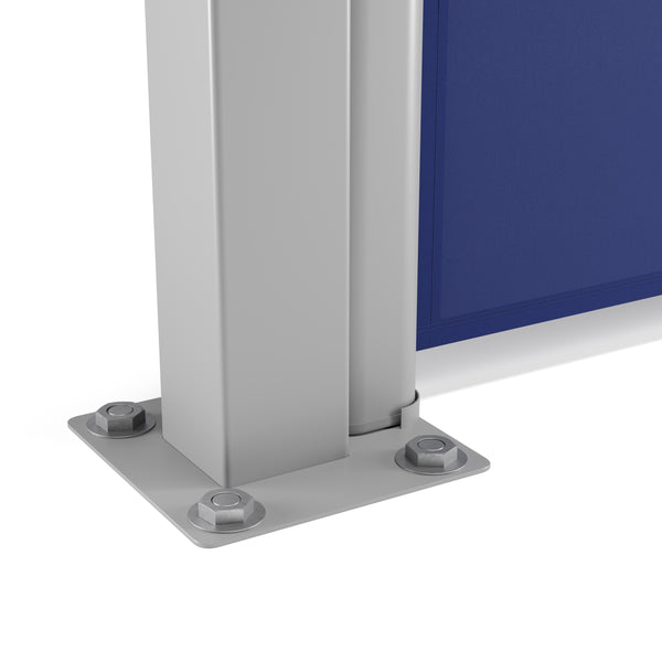 Side awning 180 x 400 cm blue