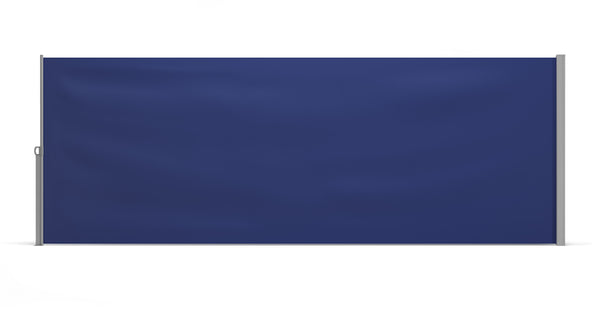 Side awning 180 x 400 cm blue