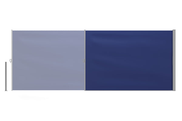 Side awning 180 x 400 cm blue