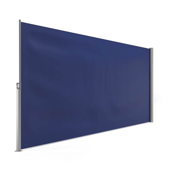 Side awning 180 x 400 cm blue