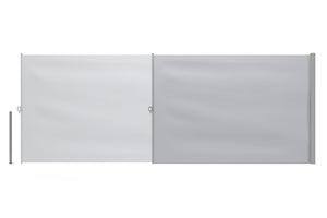Side awning 180 x 400 cm gray