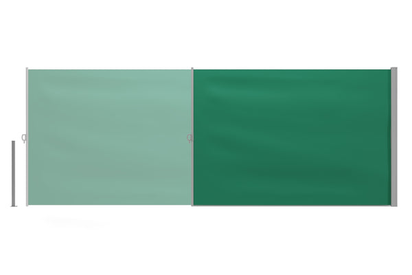 Side awning 180 x 400 cm green