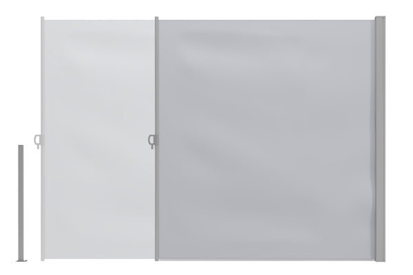 Side awning 200 x 300 cm gray