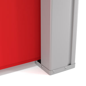 Side awning 200 x 400 cm red