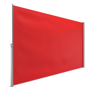 Side awning 200 x 400 cm red