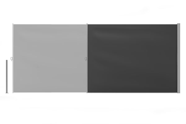 Side awning 200 x 400 cm anthracite