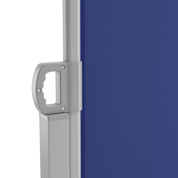 Side awning 200 x 400 cm blue