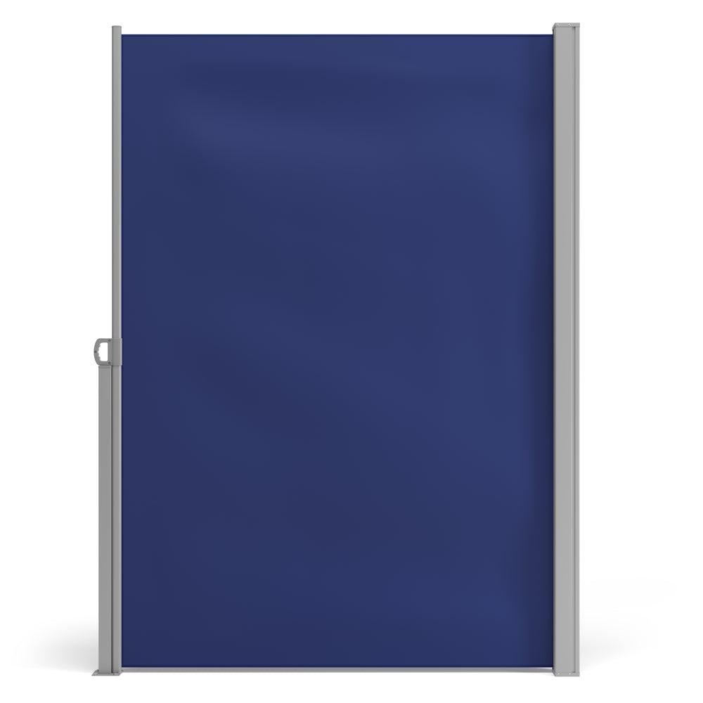 Seitenmarkise 200 x 400 cm blau
