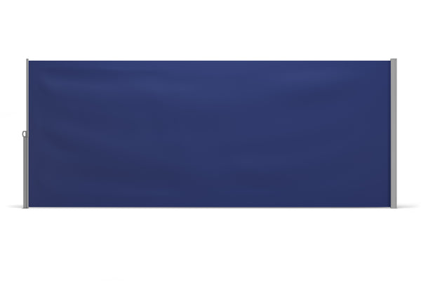 Side awning 200 x 400 cm blue