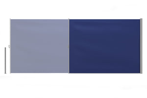 Side awning 200 x 400 cm blue