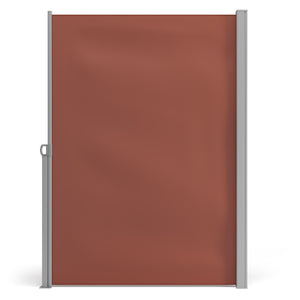 Side awning 200 x 400 cm brown