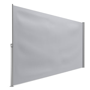 Side awning 200 x 400 cm gray
