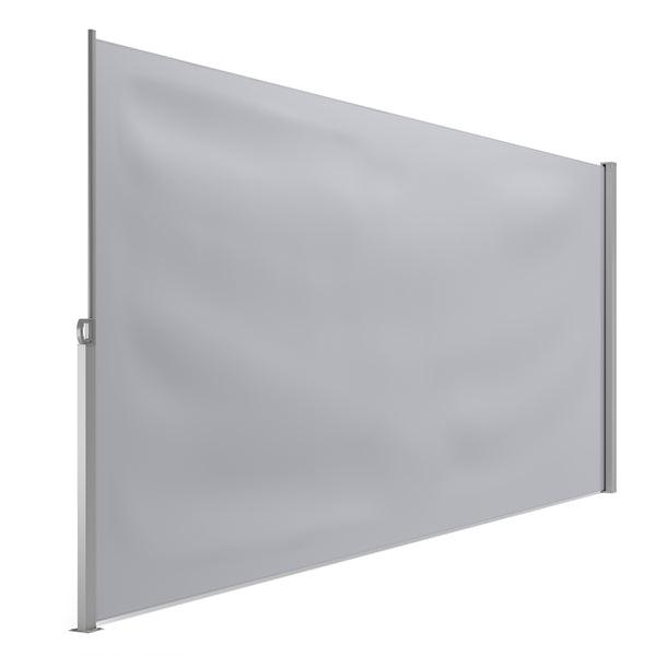 Side awning 200 x 400 cm gray