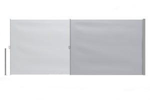 Side awning 200 x 400 cm gray