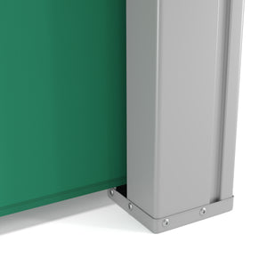 Side awning 200 x 400 cm green