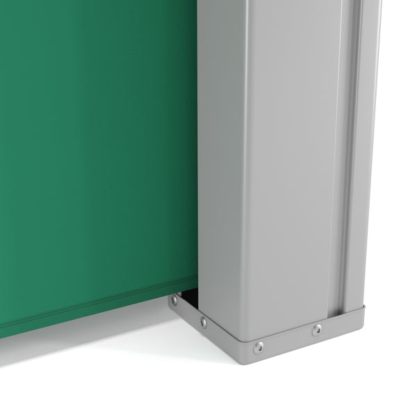 Side awning 200 x 400 cm green