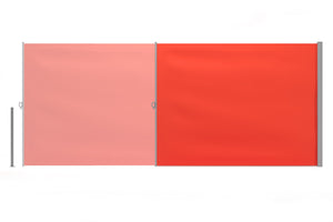 Side awning 200 x 400 cm orange