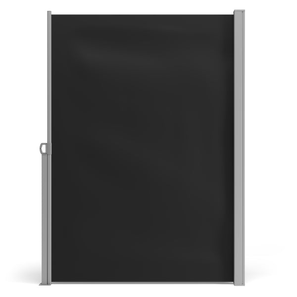 Side awning 200 x 400 cm black