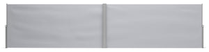 Double-sided awning 180 x 600 cm grey